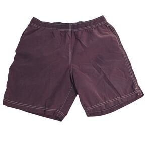 Roundtree & Yorke‎ Faded Purple Contrast Stitch Swim Trunks Mens Medium